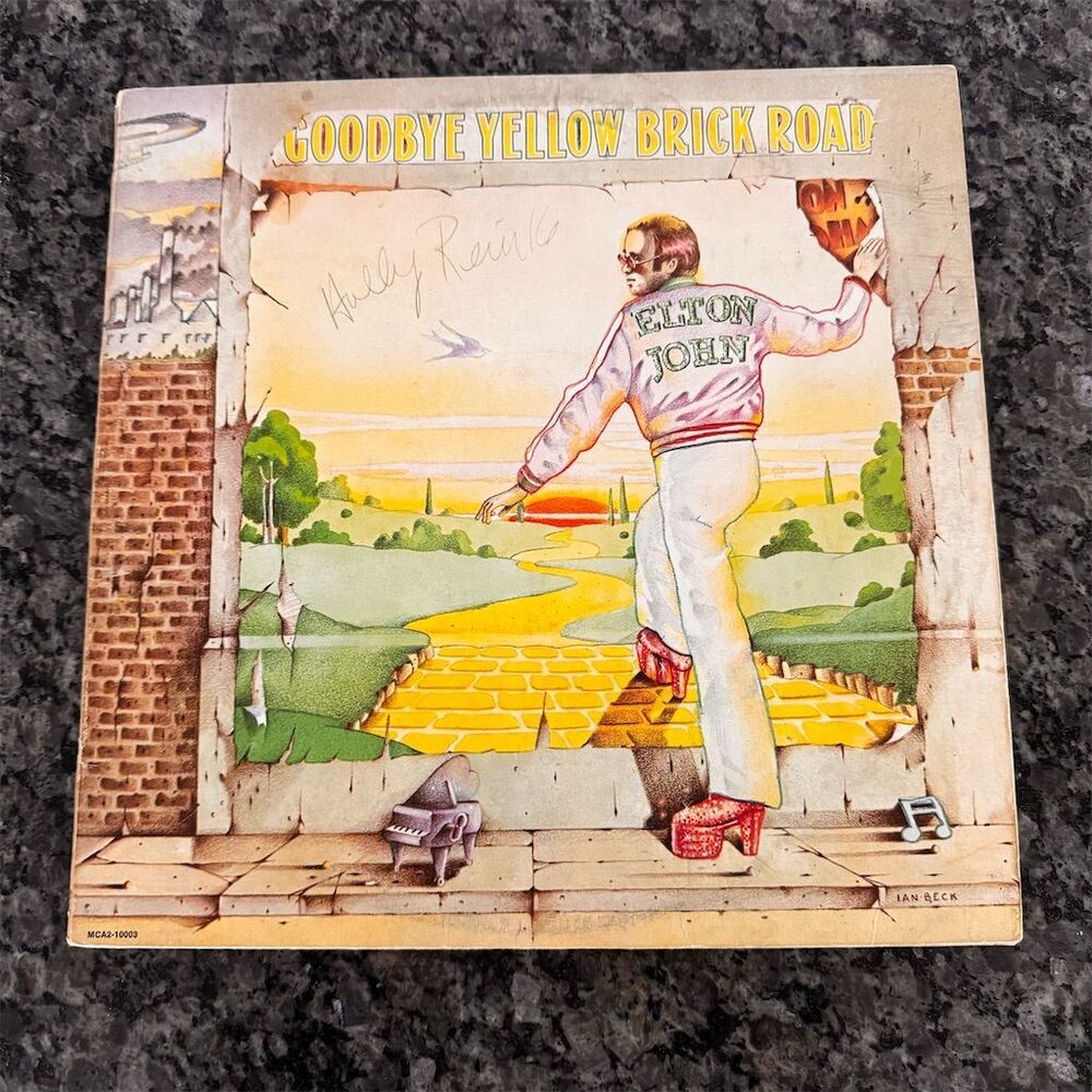 Elton John Goodbye Yellow Brick Road Vintage Vinyl Double LP 1973 Rock